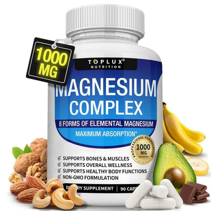 Magnesium Complex 8-in-1 with Glycinate – Sleep, Muscle & Wellness Support