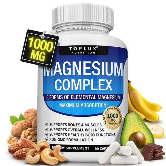 Magnesium Complex 8-in-1 with Glycinate – Sleep, Muscle & Wellness Support