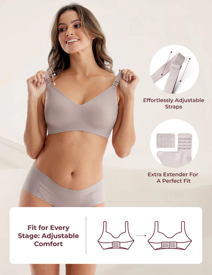 Seamless Nursing Bra | Wireless & Ultra Soft