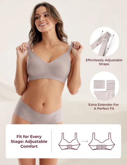 Seamless Nursing Bra | Wireless & Ultra Soft