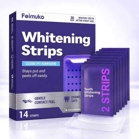 Teeth Whitening Strips | 42 Enamel-Safe Strips