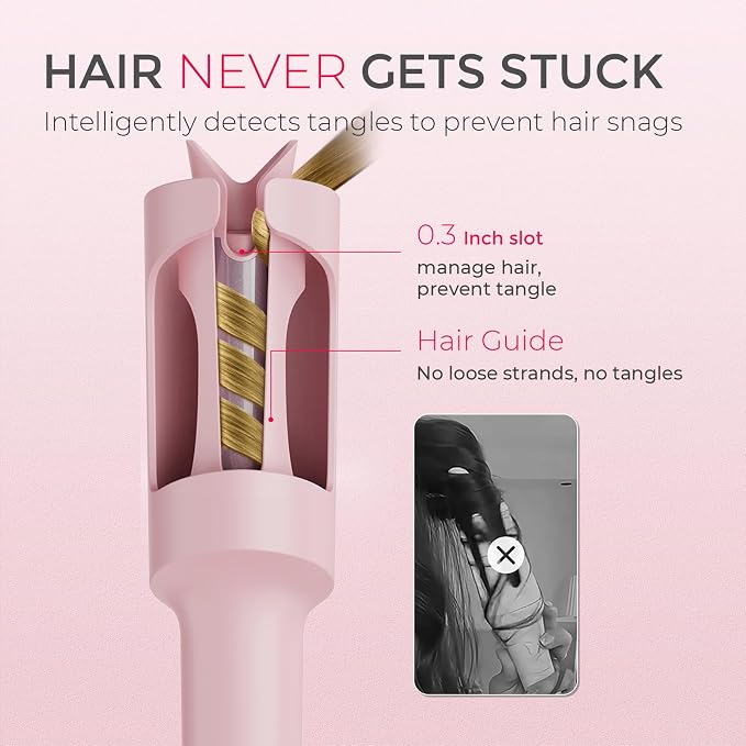 Automatic Hair Curler | Rotating Ceramic Curling Iron for Beach Waves