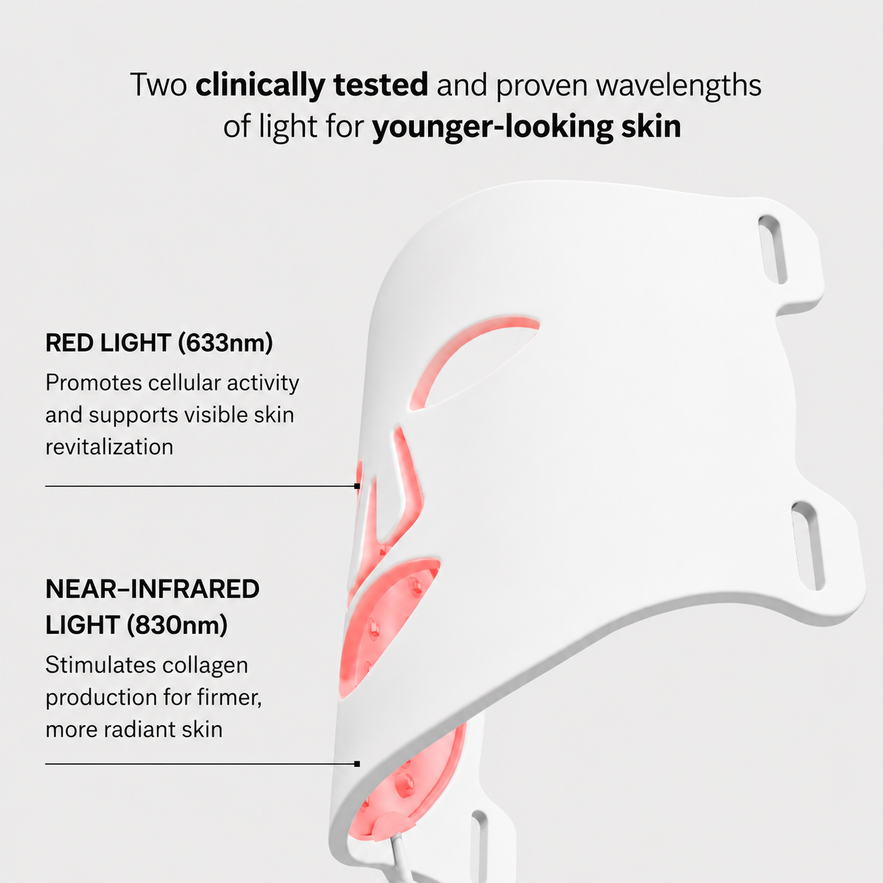 Luminé® Red Light Therapy Mask | LED Face Mask for Firmer, Smoother-Looking Skin