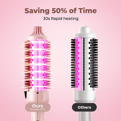 Luminé® 5-in-1 Pro Blowout Brush | Negative Ion Hair Dryer & Styler