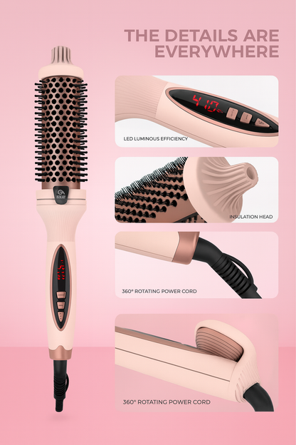 Luminé® 5-in-1 Pro Blowout Brush | Negative Ion Hair Dryer & Styler