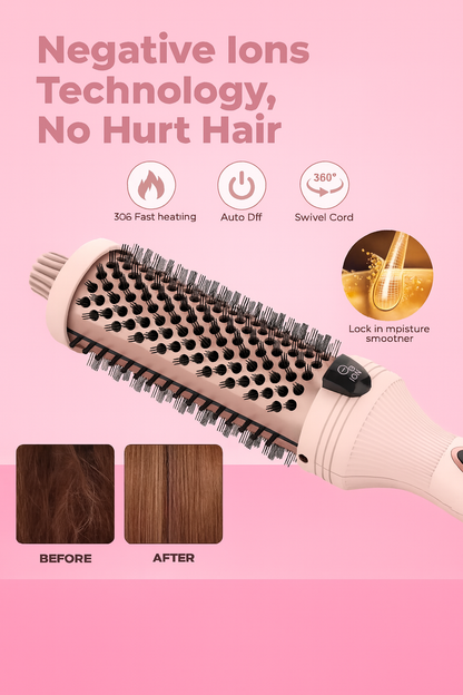 Luminé® 5-in-1 Pro Blowout Brush | Negative Ion Hair Dryer & Styler