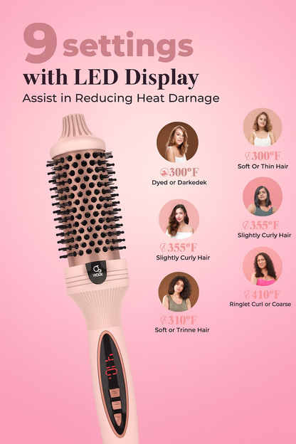 Luminé® 5-in-1 Pro Blowout Brush | Negative Ion Hair Dryer & Styler