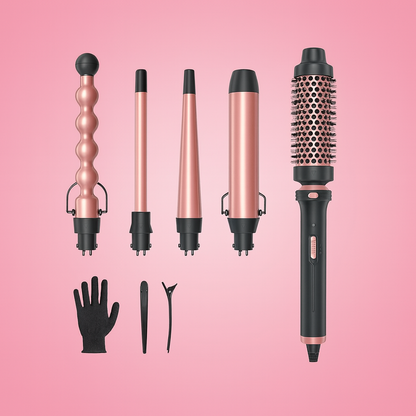 Luminé® 5-in-1 Pro Blowout Brush | Negative Ion Hair Dryer & Styler