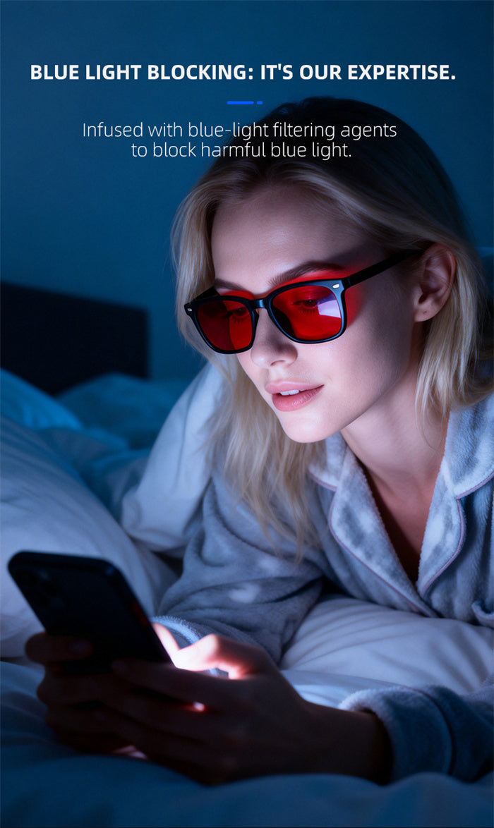 Luminé Red Night Glasses | Block Blue Light & Sleep Better