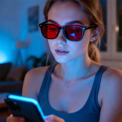 Luminé Red Night Glasses | Block Blue Light & Sleep Better