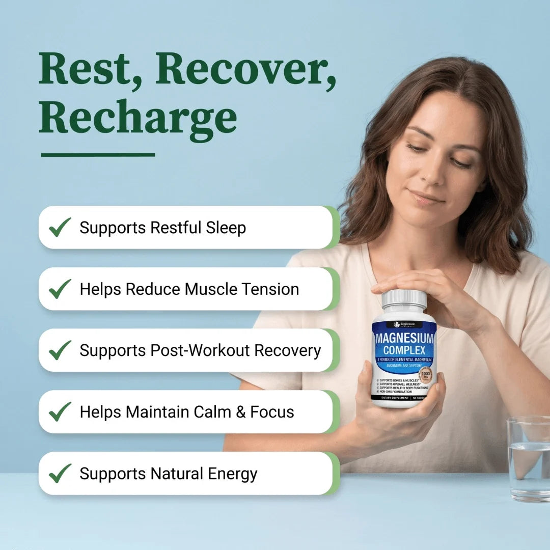 Magnesium Complex 8-in-1 with Glycinate – Sleep, Muscle & Wellness Support
