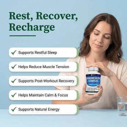 Magnesium Complex 8-in-1 with Glycinate – Sleep, Muscle & Wellness Support